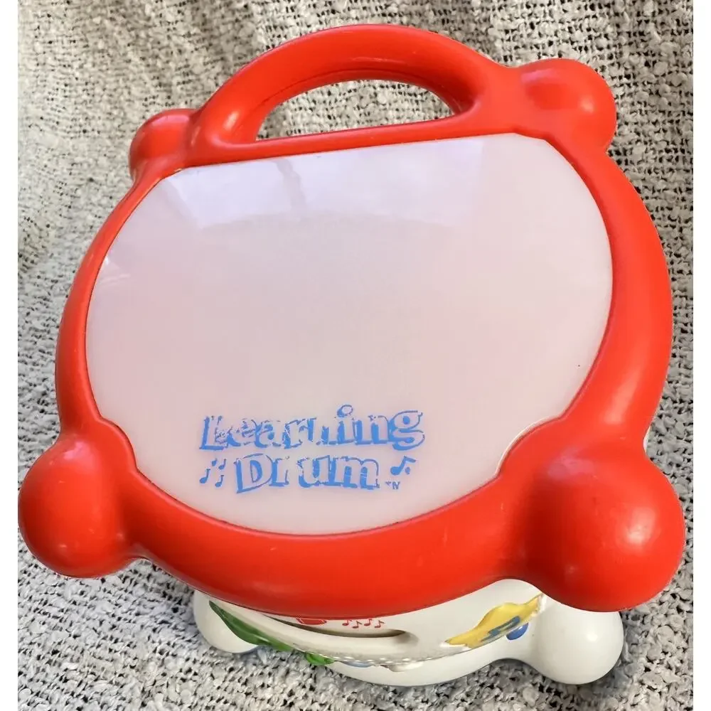 Vintage Leapfrog Learning Drum Educational Music Lights Sounds Counting 2001